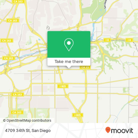 Mapa de 4709 34th St