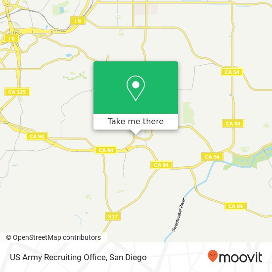 Mapa de US Army Recruiting Office