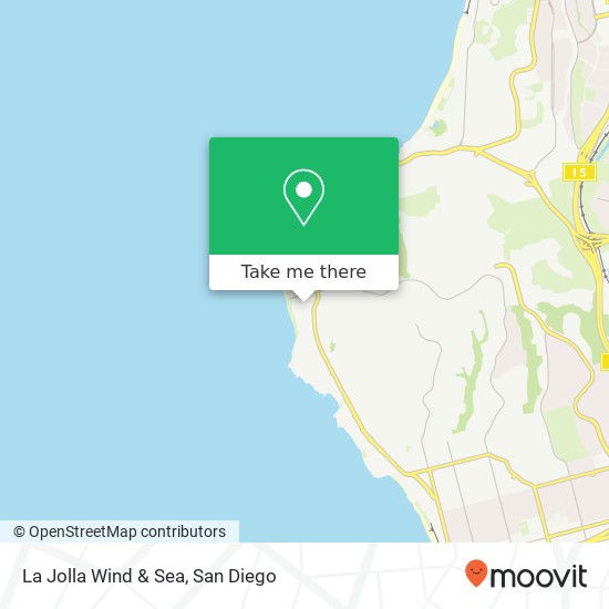 La Jolla Wind & Sea map