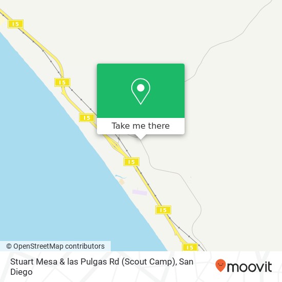 Stuart Mesa & las Pulgas Rd (Scout Camp) map