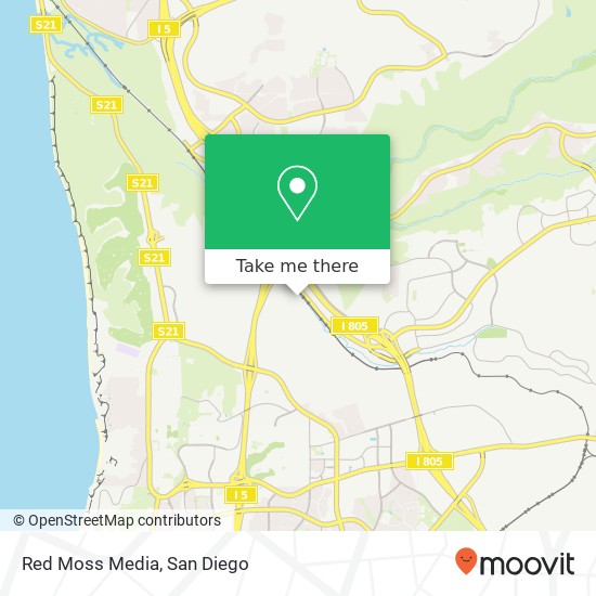 Red Moss Media map