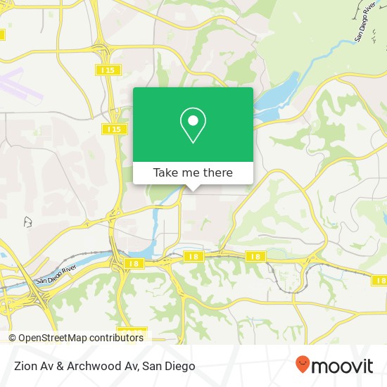 Zion Av & Archwood Av map