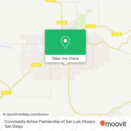 Community Action Partnership of San Luis Obispo map