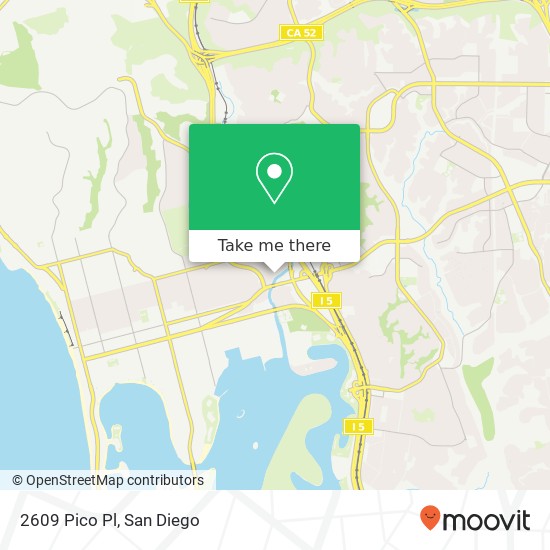 2609 Pico Pl map