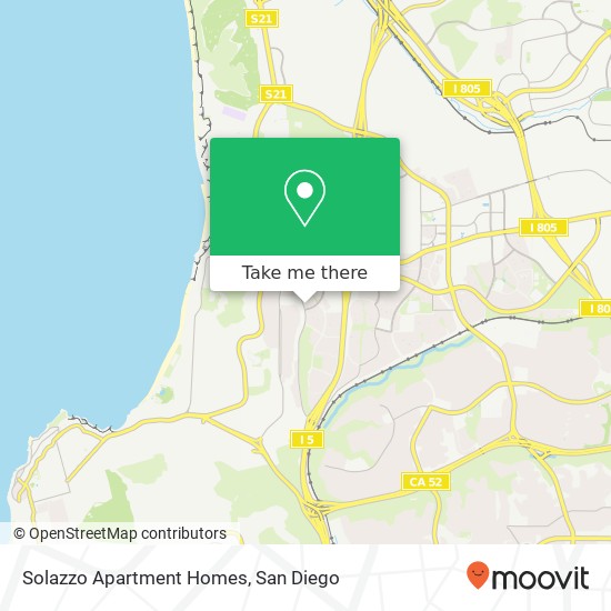 Mapa de Solazzo Apartment Homes