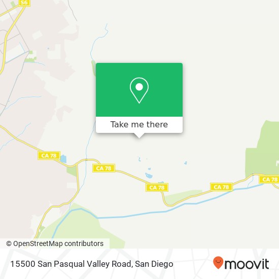 Mapa de 15500 San Pasqual Valley Road