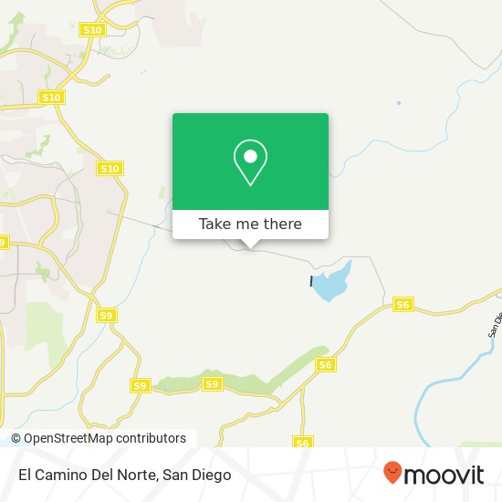 El Camino Del Norte map