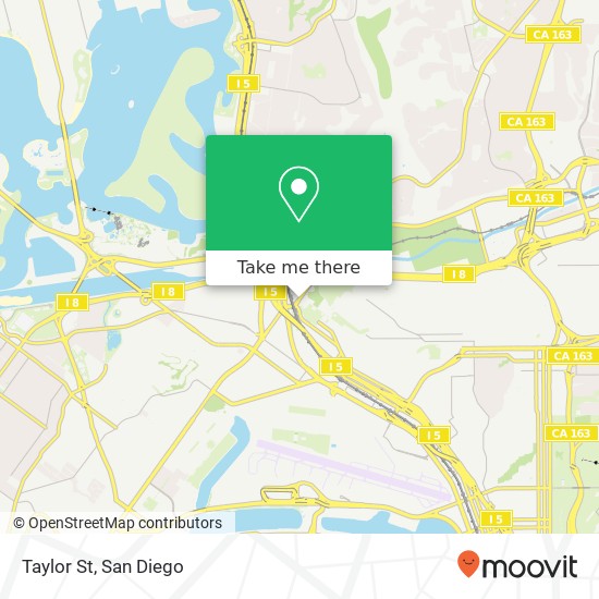 Taylor St map