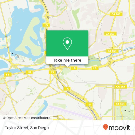 Mapa de Taylor Street
