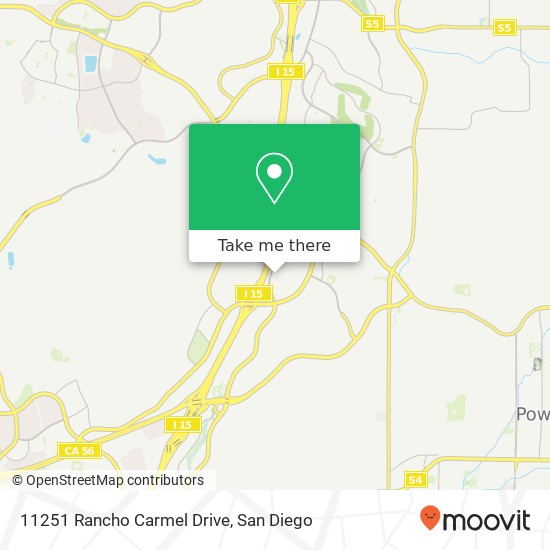 11251 Rancho Carmel Drive map