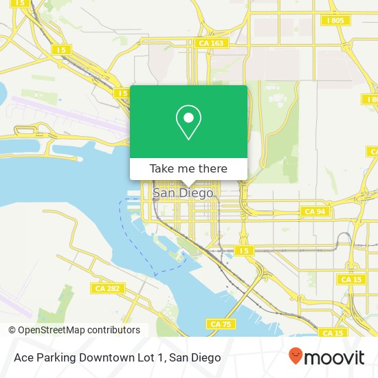 Mapa de Ace Parking Downtown Lot 1