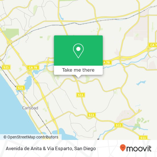 Mapa de Avenida de Anita & Via Esparto