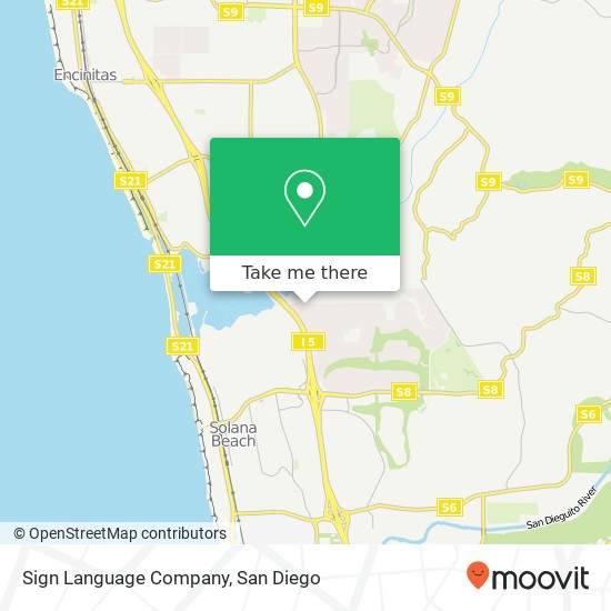 Mapa de Sign Language Company