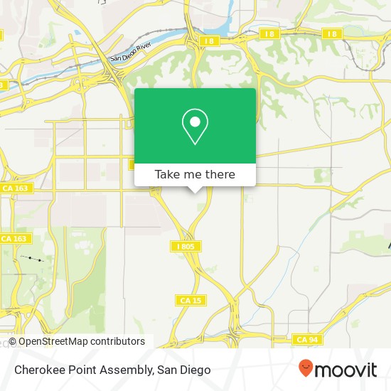 Mapa de Cherokee Point Assembly