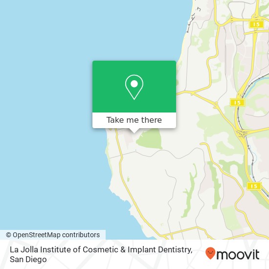 La Jolla Institute of Cosmetic & Implant Dentistry map