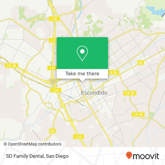 Mapa de SD Family Dental