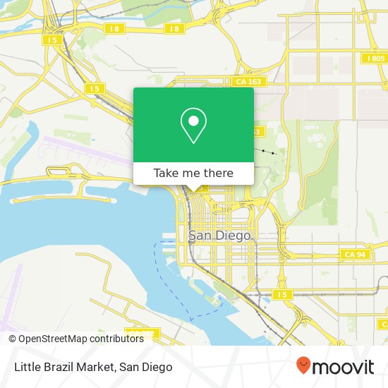 Mapa de Little Brazil Market