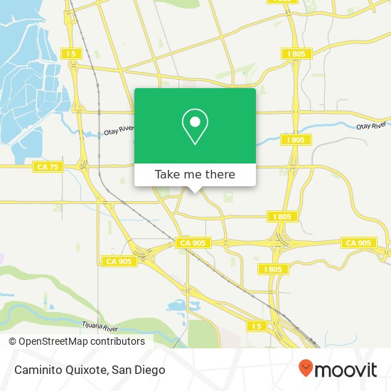 Caminito Quixote map
