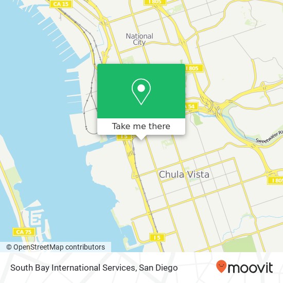 Mapa de South Bay International Services