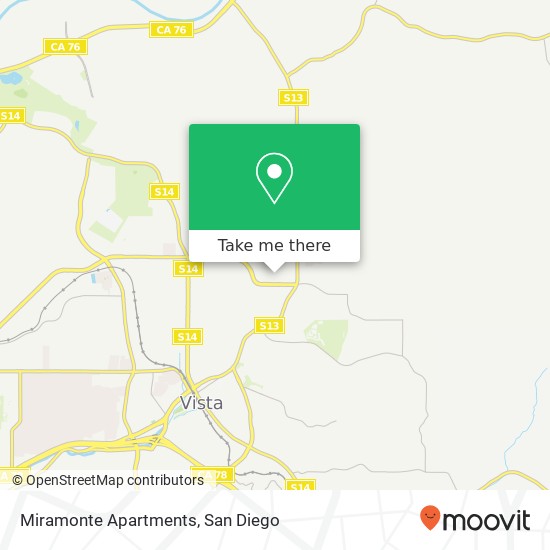 Mapa de Miramonte Apartments