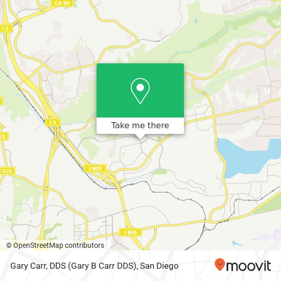 Mapa de Gary Carr, DDS (Gary B Carr DDS)