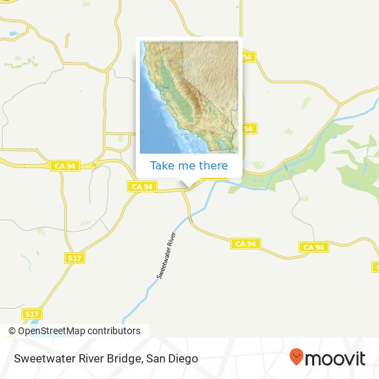 Mapa de Sweetwater River Bridge