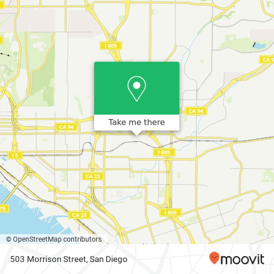 503 Morrison Street map