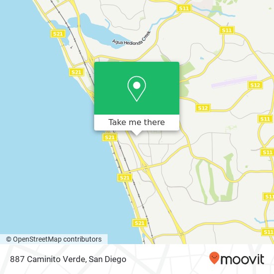 887 Caminito Verde map