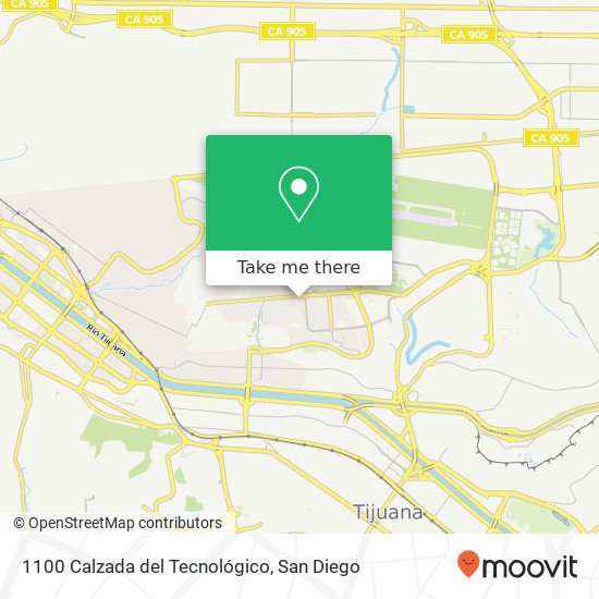 1100 Calzada del Tecnológico map