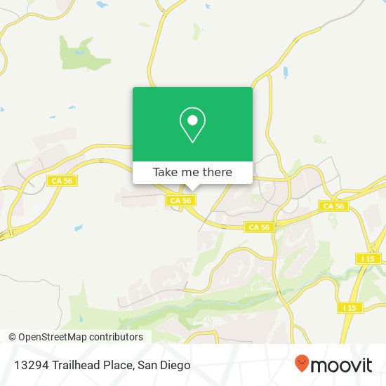 13294 Trailhead Place map