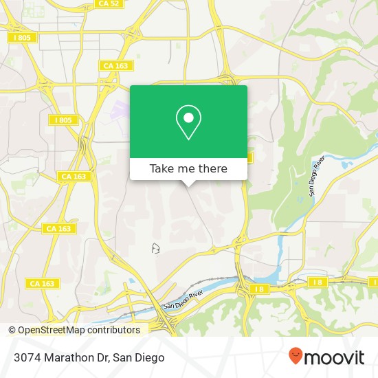 Mapa de 3074 Marathon Dr