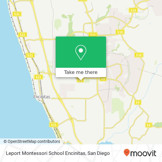 Leport Montessori School Encinitas map