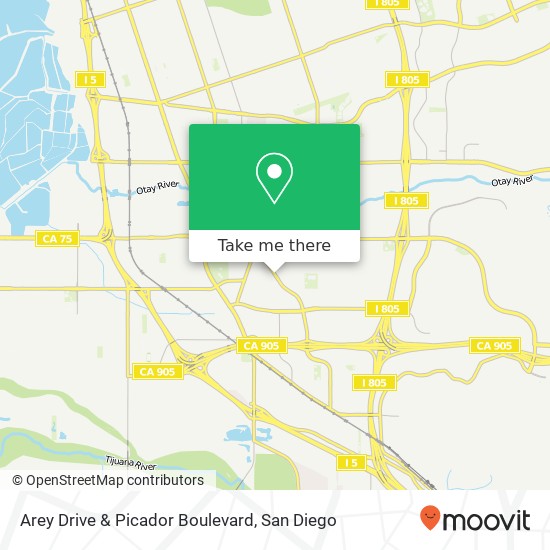 Mapa de Arey Drive & Picador Boulevard
