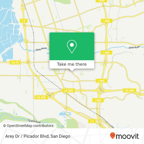 Mapa de Arey Dr / Picador Blvd