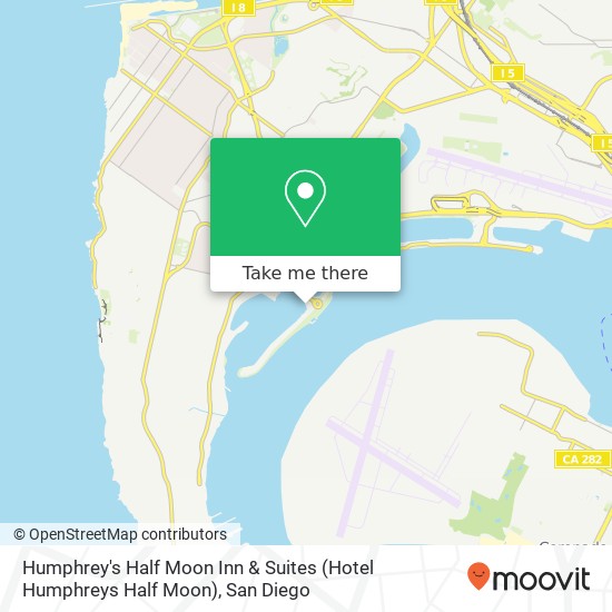 Humphrey's Half Moon Inn & Suites (Hotel Humphreys Half Moon) map