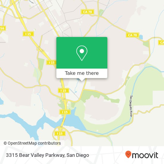 3315 Bear Valley Parkway map