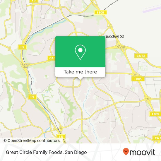 Mapa de Great Circle Family Foods