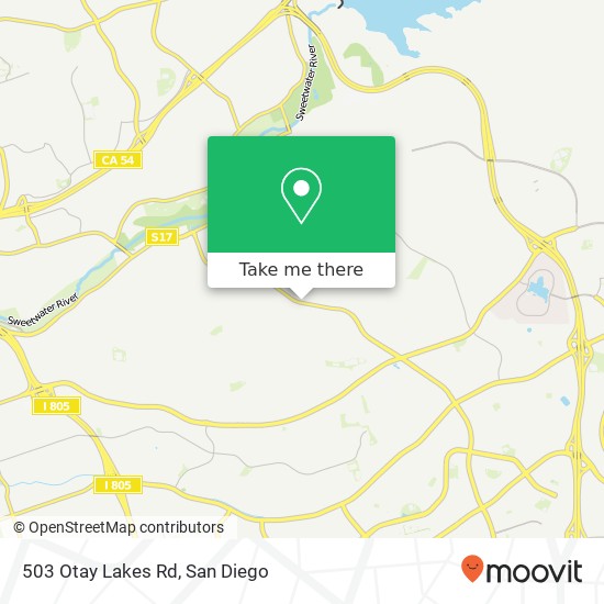 Mapa de 503 Otay Lakes Rd