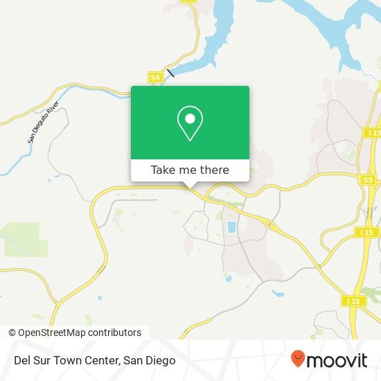 Del Sur Town Center map