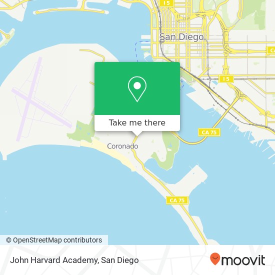 Mapa de John Harvard Academy