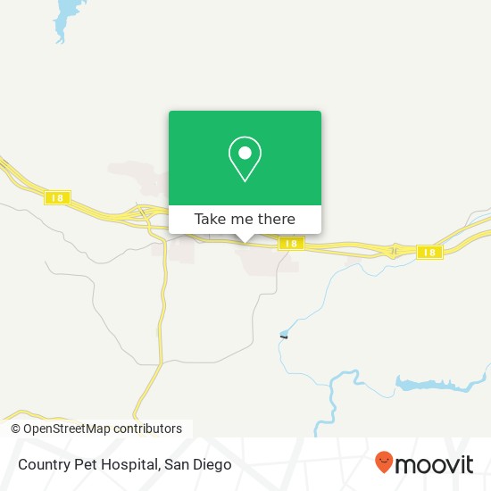 Mapa de Country Pet Hospital