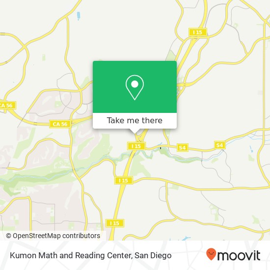 Mapa de Kumon Math and Reading Center