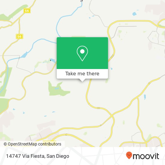 14747 Via Fiesta map