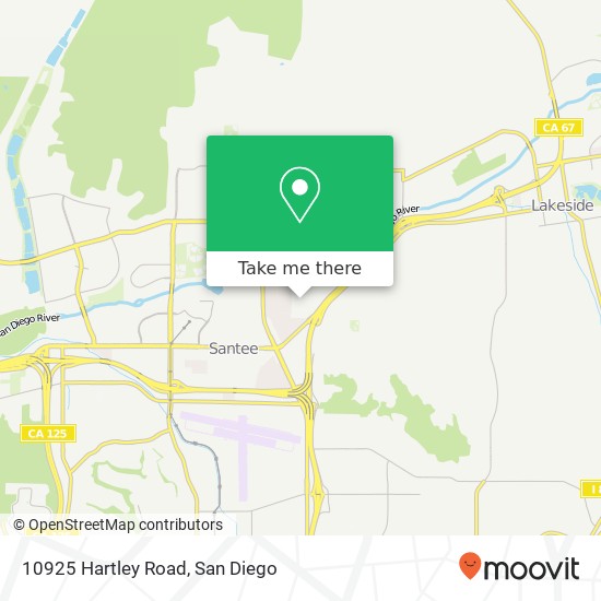 Mapa de 10925 Hartley Road