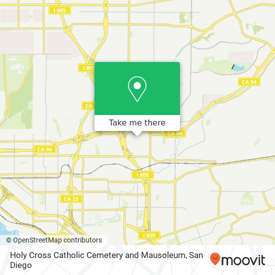 Mapa de Holy Cross Catholic Cemetery and Mausoleum