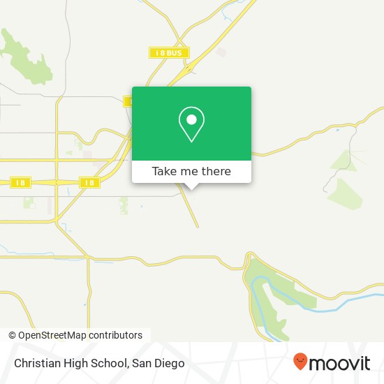 Christian High School map