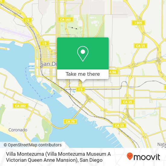 Villa Montezuma (Villa Montezuma Museum A Victorian Queen Anne Mansion) map