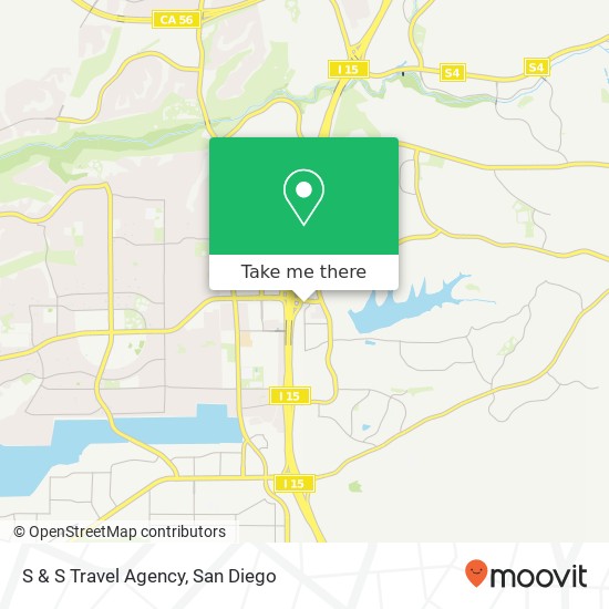 S & S Travel Agency map