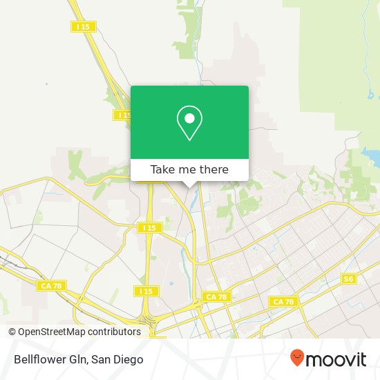 Bellflower Gln map