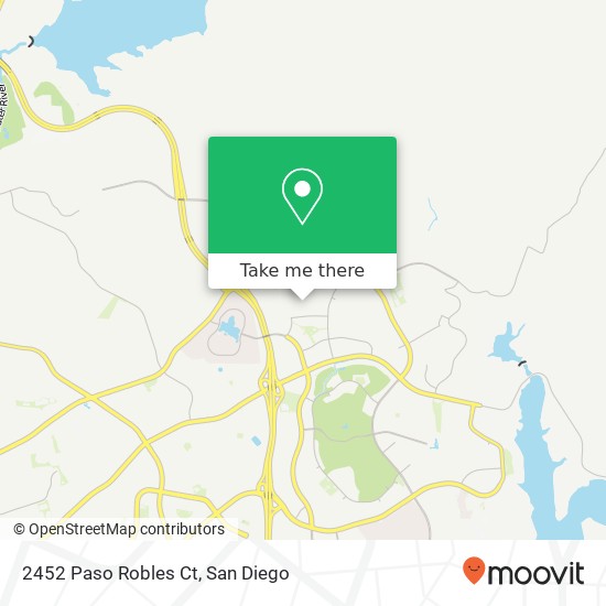 Mapa de 2452 Paso Robles Ct